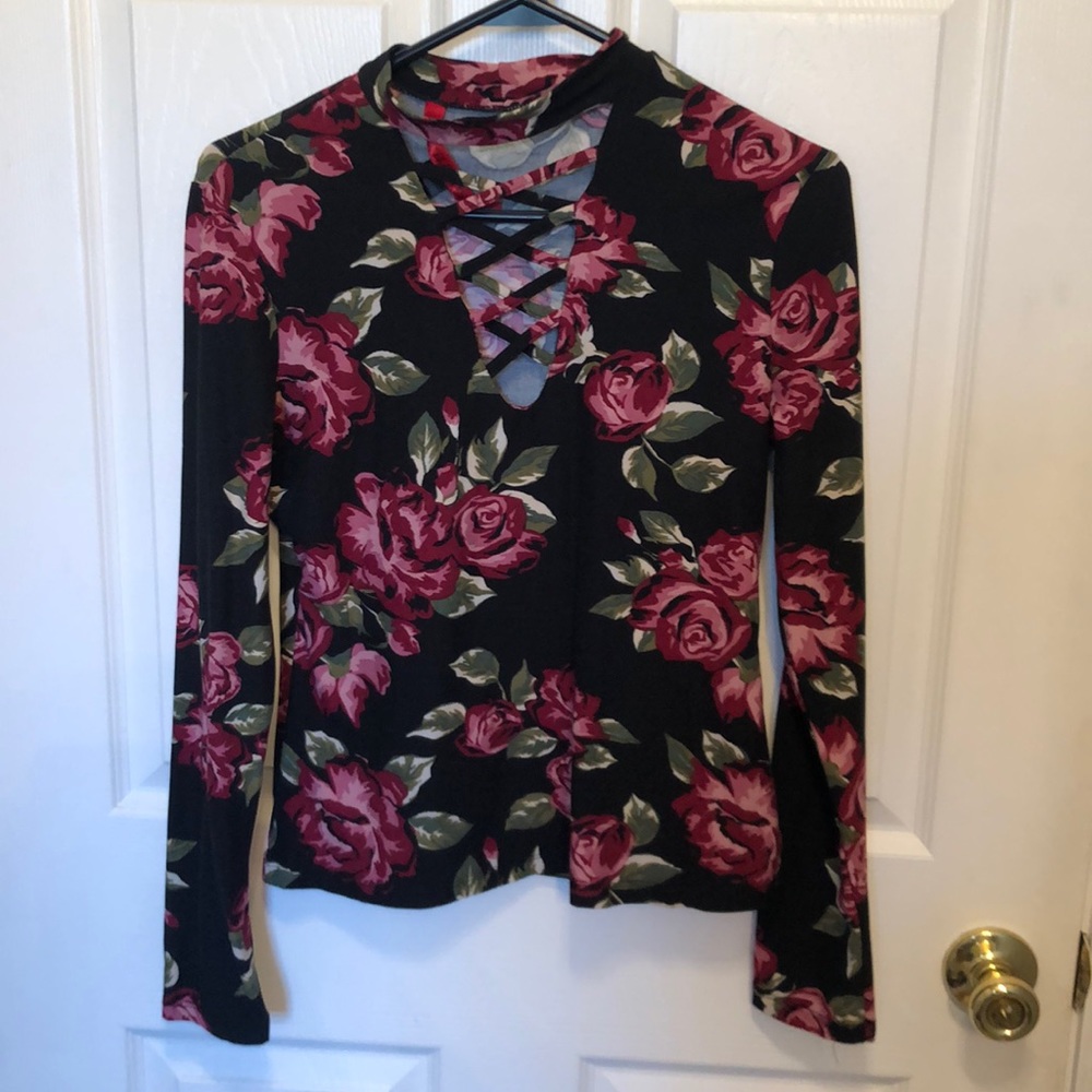 Flower Long Sleeve Shirt